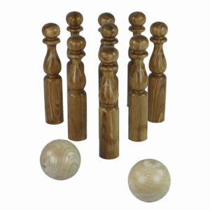 jeu de quilles en bois